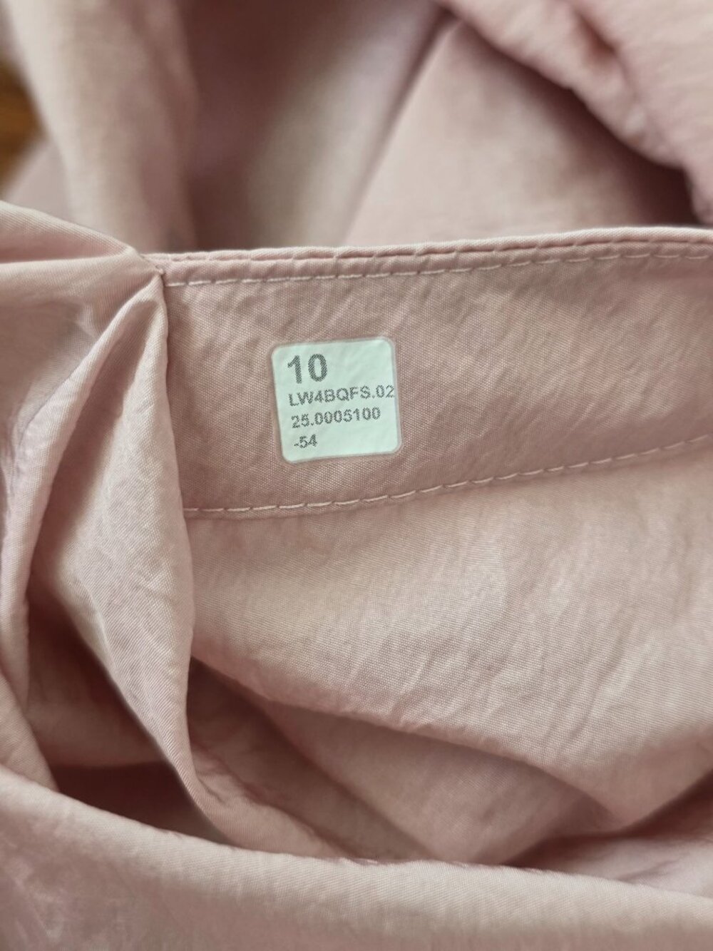 Lululemon Pink Haze Scuba Cropped Water-Repellent Anorak Hooded Jacket Sz 10 - Picture 13 of 14